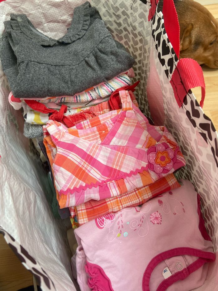 Lot vêtements bebe fille 0,3m