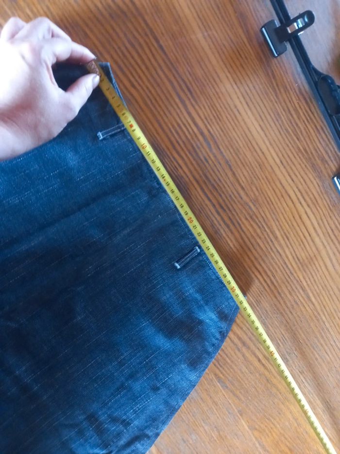 💝 -50% Jupe courte couleur jeans - photo numéro 4