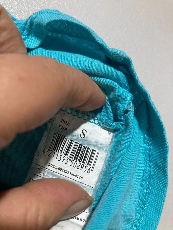 T-shirt Jennyfer bleu clair – Taille S – Noué devant – Bon état - photo numéro 7