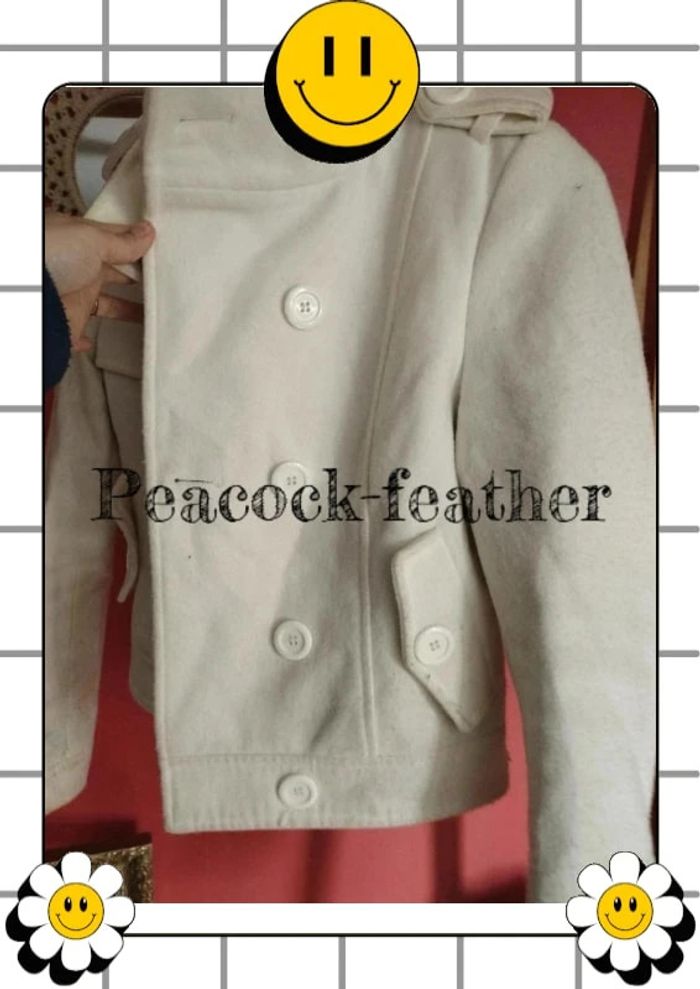 Manteau blanc court Jennyfer S - photo numéro 8