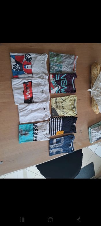 Lot de maillot manche courte