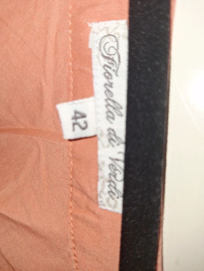 Chemisier orange fiorella di verdi 42 - photo numéro 4