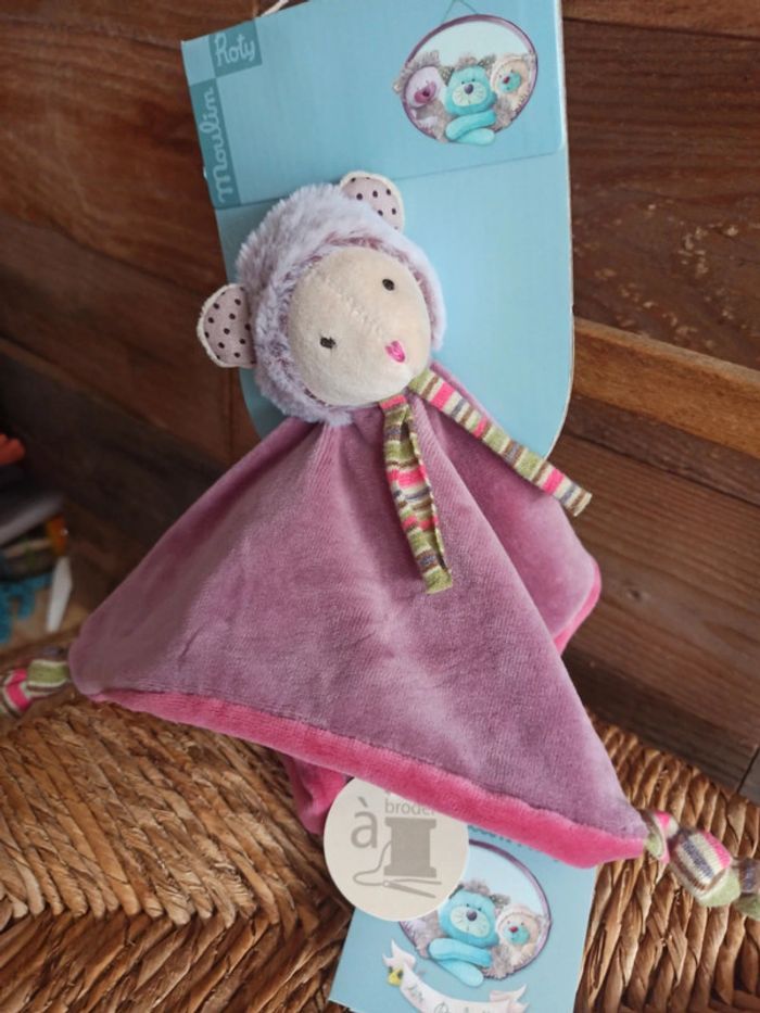 Doudou souris les pachats moulin roty neuf - photo numéro 3