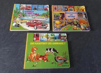 15 € 3 livres d'enfants cartonnés vintage septembre 1982 par Collectif