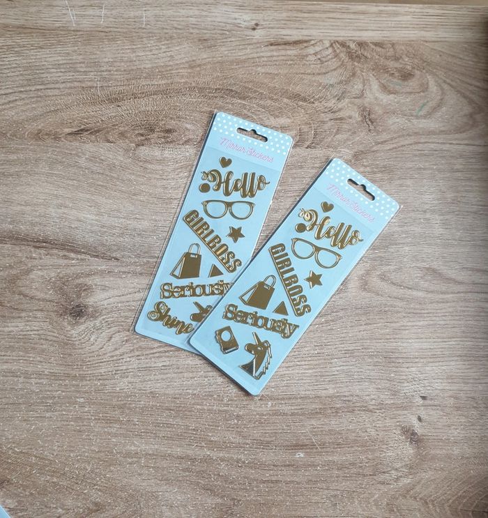 ⭐ Sachets stickers miroirs ⭐ #emyfleury_scrapbooking