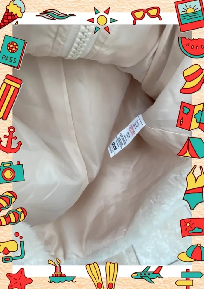 Veste à capuche courte fausse fourrure asos - photo numéro 8