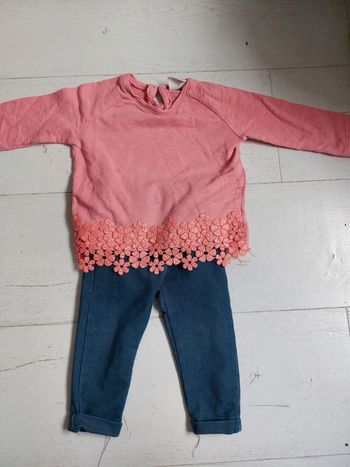 Ensemble Zara / Kiabi Taille 18 mois