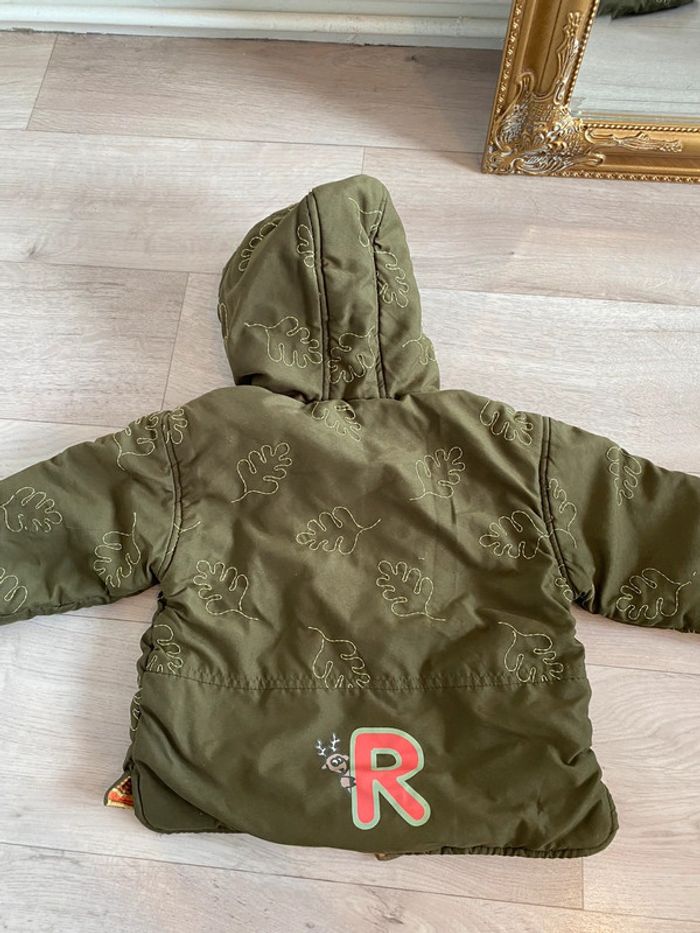 Manteau fille 18 mois kaki - photo numéro 5