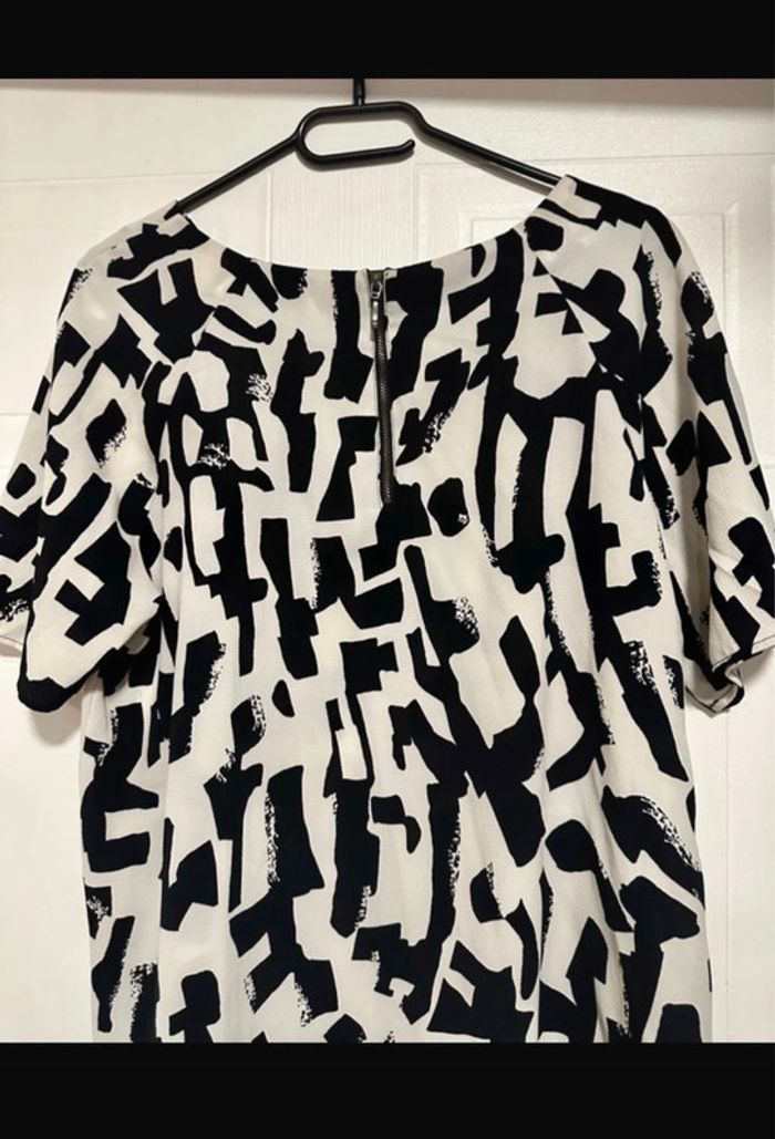 Blouse Camaïeu noir & blanche taille 40 - photo numéro 4