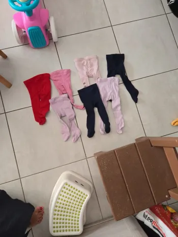 Lot de 7 collant taille 6-12 mois
