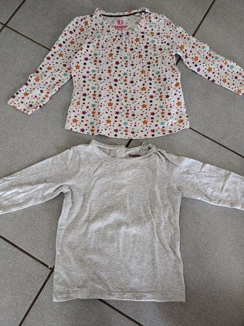 Lot de 2 t-shirts ML Lupilu T.86-92