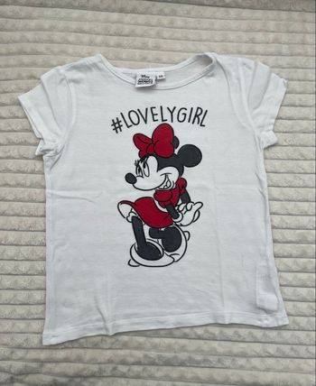 Tee-shirt fille 4 ans « minnie »