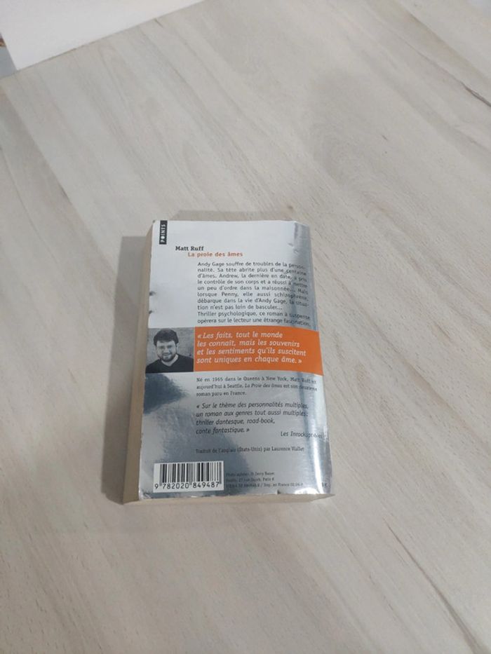 Livre poche la proie des âmes Ruff suspense digne de Stephen King - photo numéro 5