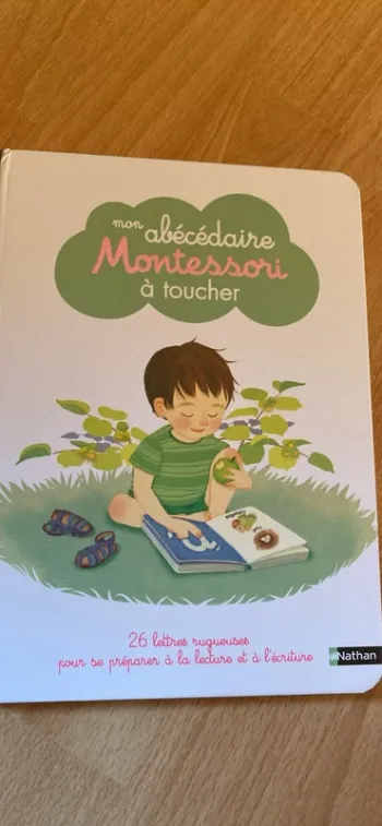 Abécédaire à toucher Montessori Neuf
