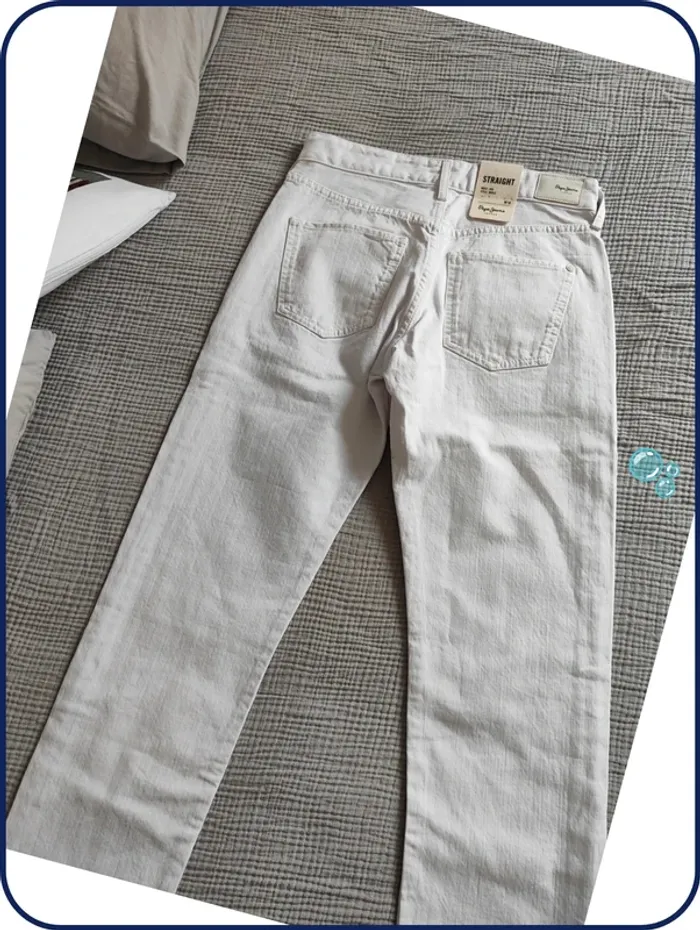 Jeans Pepe jeans femme / blanc - photo numéro 9