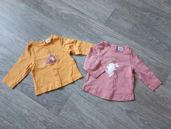 Lot 2 t-shirt manches longues tao 3 mois