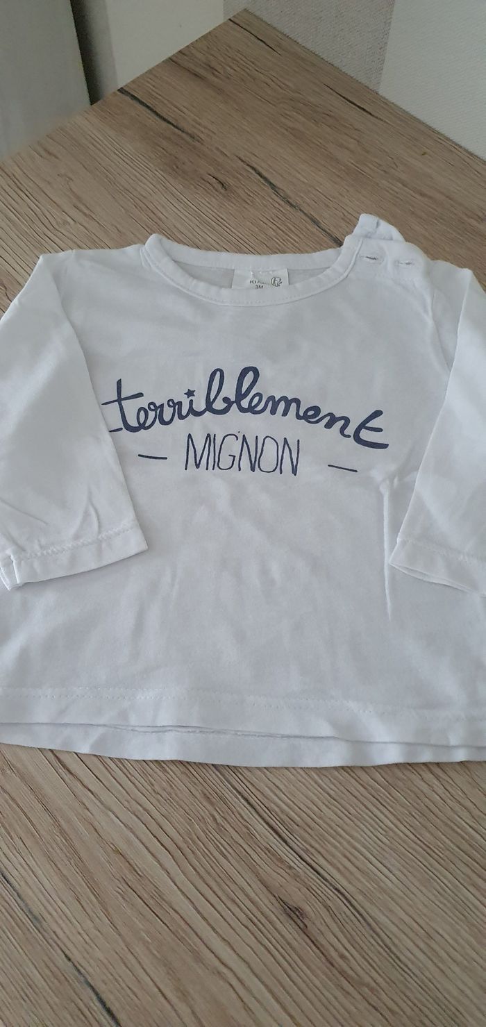 3 mois tee-shirt garçon