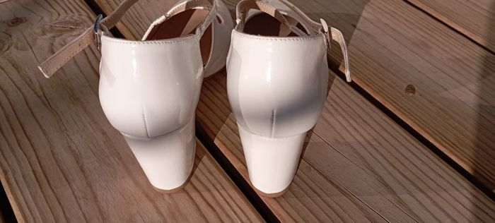 Chaussures femme couleur blanc à talon - photo numéro 6