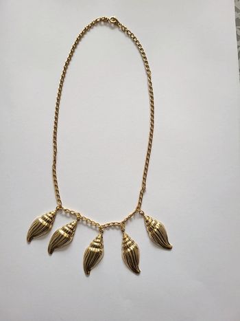 Collier fantaisie doré