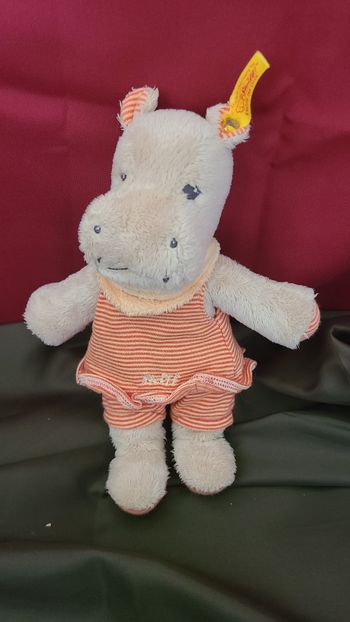 doudou hippopotame steiff mockili