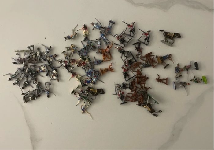 60 minituares soldats 2-3cm - photo numéro 5