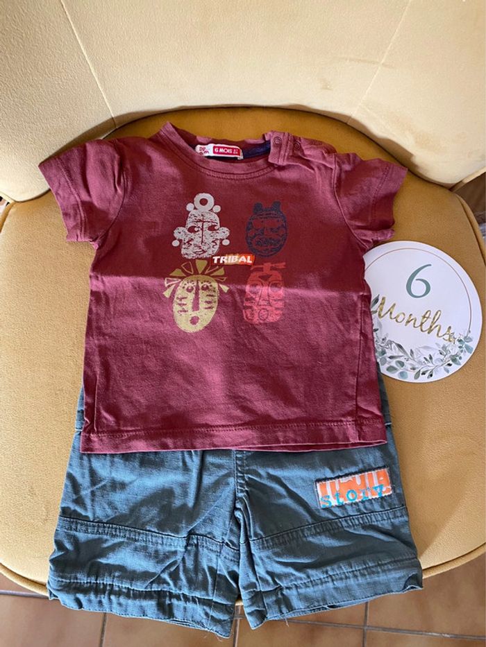 Ensemble été bébé garçon 6 mois