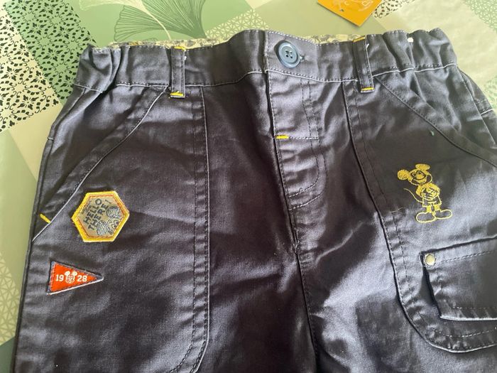 Pantalon bleu Mickey Disney 23mois - photo numéro 2