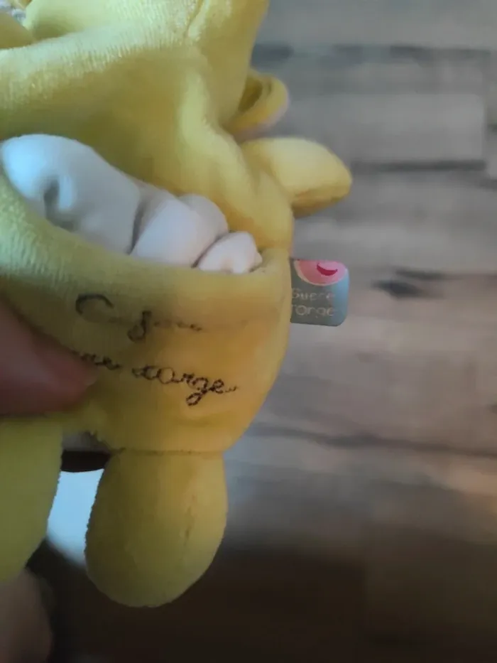 Doudou souris verte sucre d'orge neuf - photo numéro 3