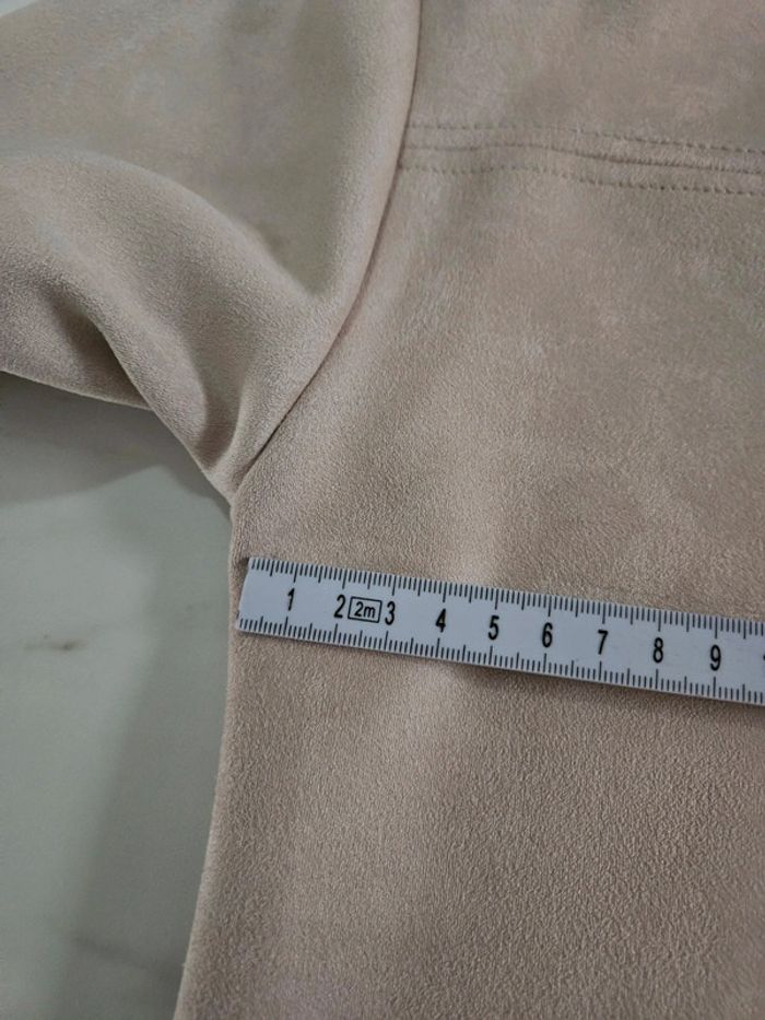 Zara veste longue beige ample taille S - photo numéro 12