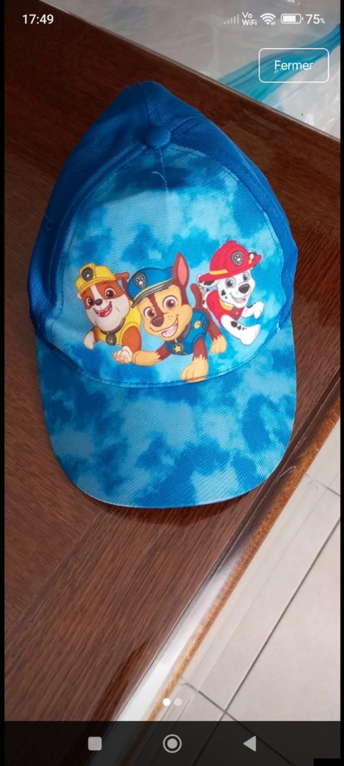 Casquette pat patrouille