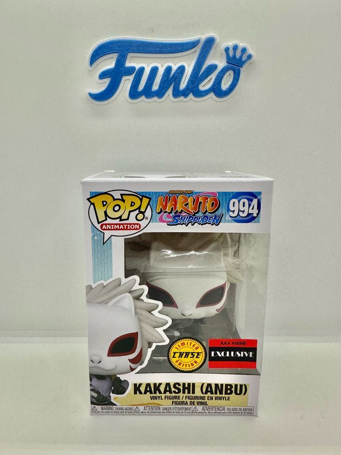 Funko Pop Naruto Kakashi 994 Chase AAA Exclusive 🇺🇸 - photo numéro 1
