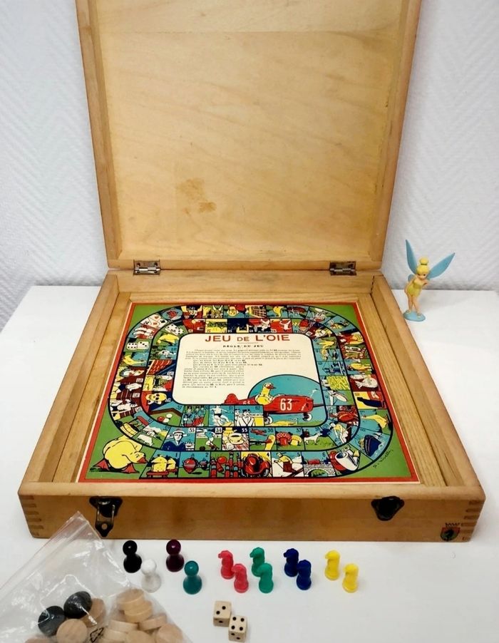 Malle de jeux multijeux en bois - photo numéro 4