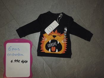sweat orchestra taille 6 mois neuf