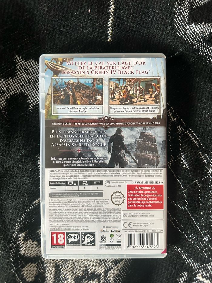 Switch jeu Assasin’s creed The rebel collection - photo numéro 2