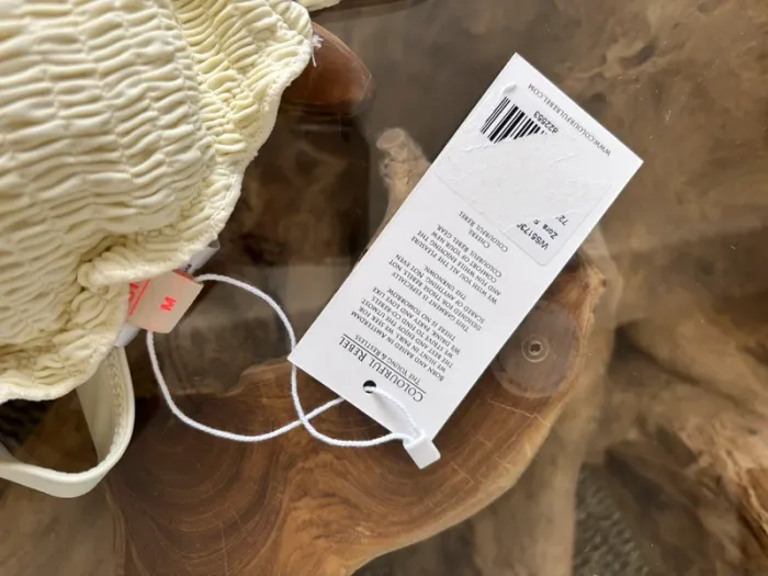 Haut de maillot de bain écru femme Colourful Rebel - photo numéro 5