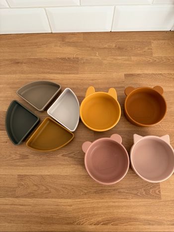 LOT Vaiselle bols silicone Liewood