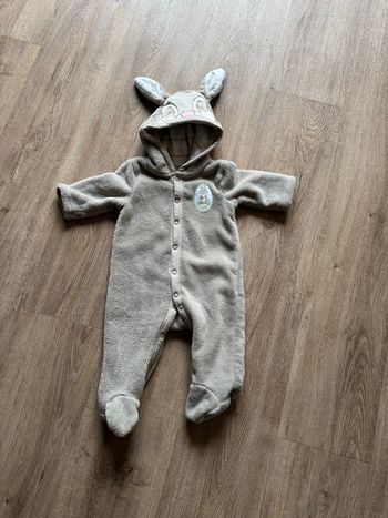 Combinaison pyjama chaud bébé garçon fille grenouillère 0 3 mois très bon état 