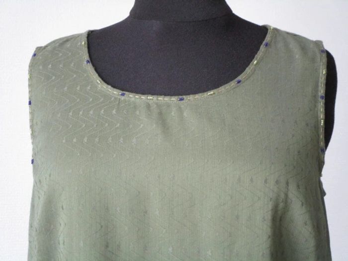 Blouse kaki Jac Jac 38/40 NEUVE - photo numéro 3