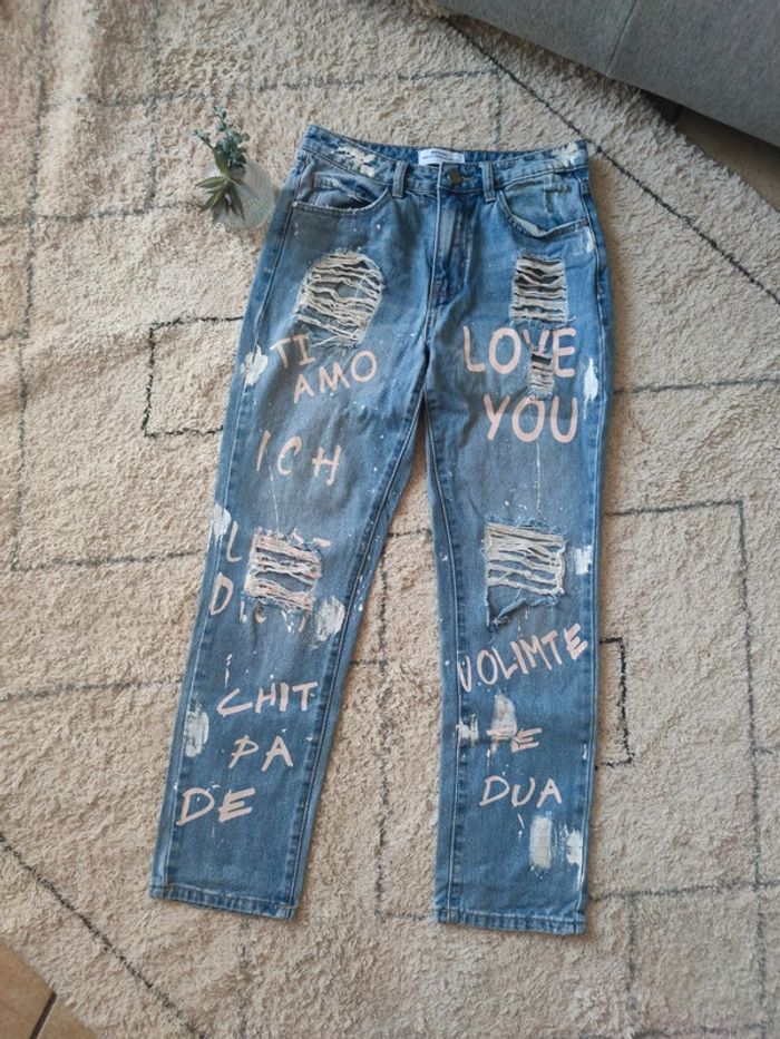 Jean graffiti