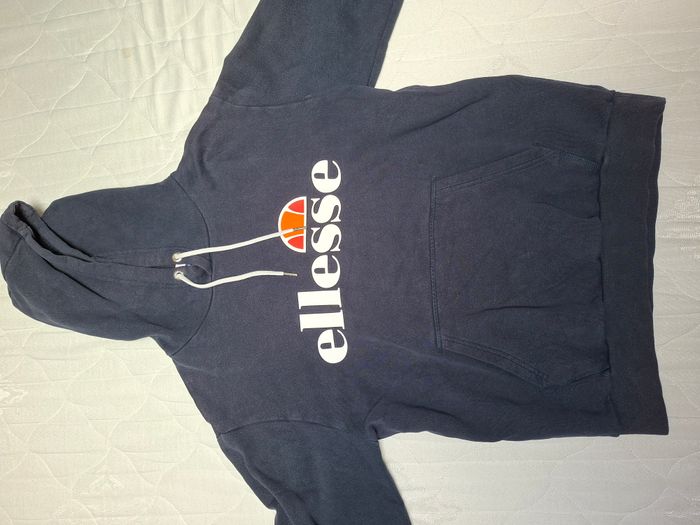 Sweat à capuche bleu marine Ellesse Taille 42 - photo numéro 2