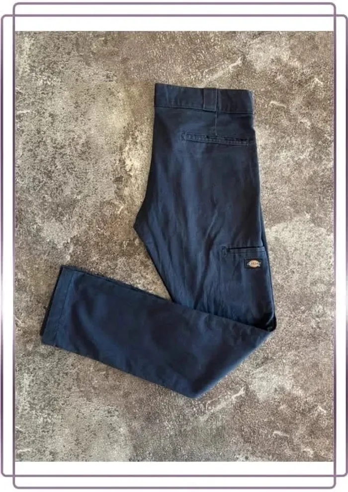 Chino bleu marine homme Dickies 32x32 Men navy blue chinos Pantaloni uomo Marineblaue Chinos Herren