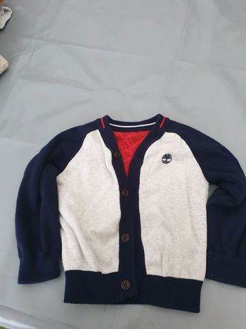 gilet coton Timberland 12/18mois