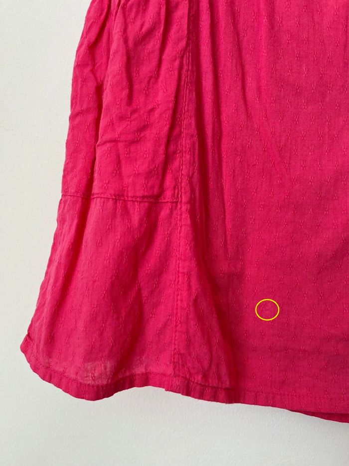 Robe d’été fuchsia avec détails brodés - Tape à l'oeil 5 ans (110cm) - photo numéro 4