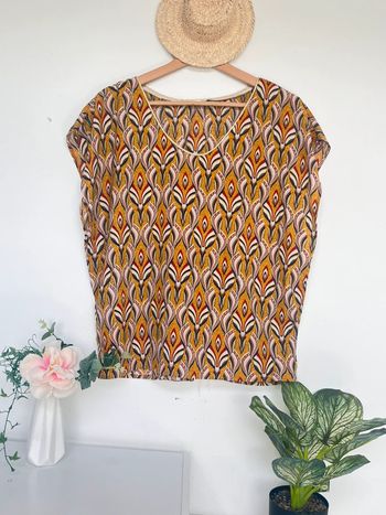 jolie blouse imprimée 36/38