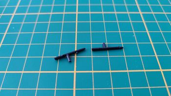 Baguettes latérale arrière pièce détachée miniature Solido Peugeot 206 cc 1/18 1/18e 1/18ème #C13