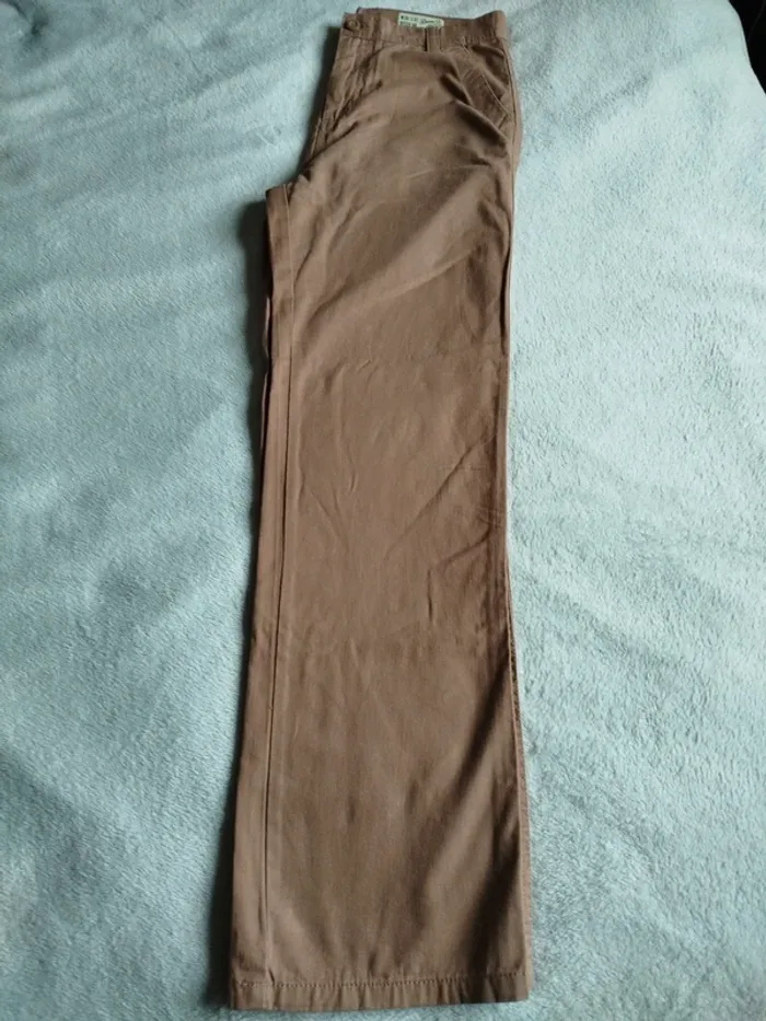 Pantalon femme coupe droite Denim Co col. Marron