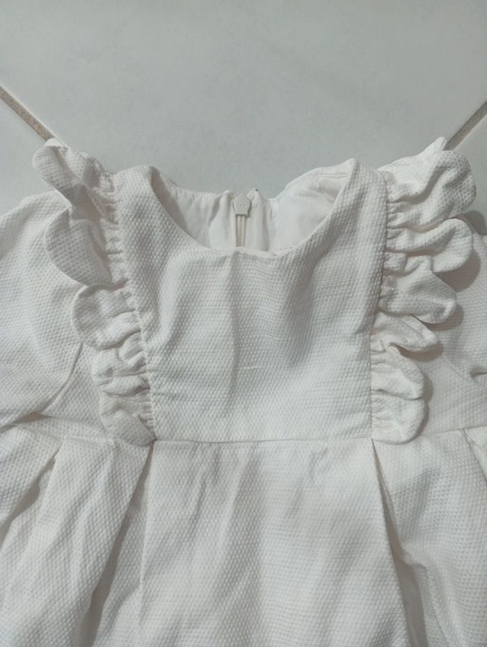 Robe blanche Jacadi taille 24mois - photo numéro 4
