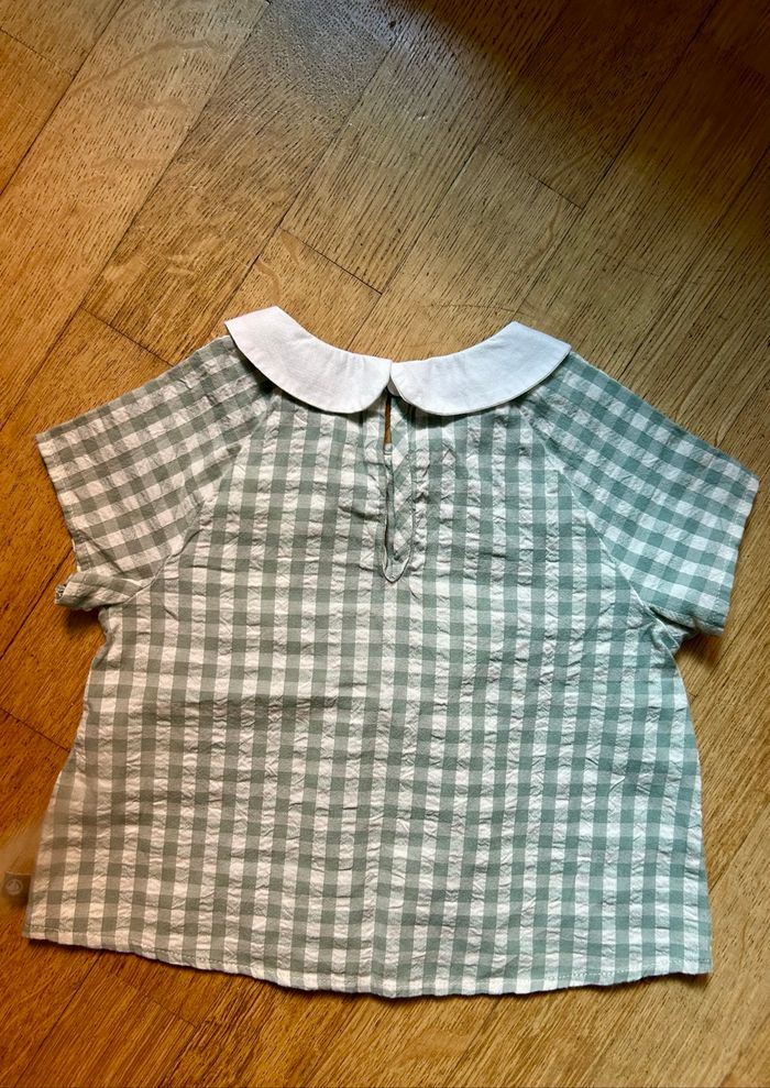 ⛵ NEUF avec Étiquette | Ensemble Été PETIT BATEAU 6 Mois | T-shirt + Short - photo numéro 4