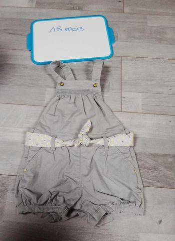 Salopette short 18 mois