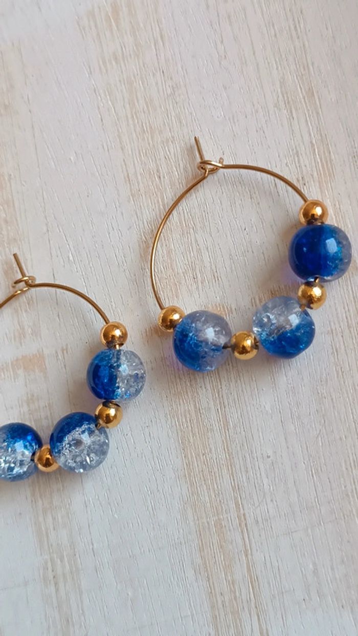 Jolies créoles acier inoxydable - photo numéro 2